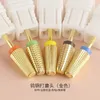 Carbide Tungsten Nail Bits Milling Cutter Burrs Electric Nail Drill Bit Pedicure Cuticle Clean Tools For Manicure Buffers Drill