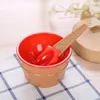 Baking Moulds Ice Cream Bowl Spoon Wonderful Gift Children Love Dessert Bowls Cup Kitchen Accessories Dinning Tool Container Holder