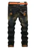 Herren Straight Jeans Jeans Dasual Highend Cotton Design Fashion Hosen Europäische und amerikanische Loch Hip Hop Party Plus Size 240403
