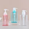 Storage Bottles 20pcs 150ml Plastic Refillable Square Clear Pink White Brown Green Empty Cosmetic Packaging Lotion Pump Bottle