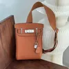 Fashion latest high-end lychee leather super cool crossbody chest bag sports fitness bag 17*8*26