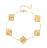 Bracelets à charme Collier de trèfle de luxe Bracelet en acier inoxydable Bracelet Elegant Women Gift Jewelry270H6312107