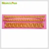Baking Moulds Mom&Pea MPA1777 Deco Tape Silicone Mold Sugar Paste 3D Fondant Cake Decoration