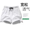 NASA GISS Summer Selling Sports Shorts Running Pants Three Piece Pants Mens and Womens dragkedja Pockets Couples Short 240409