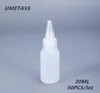 Storage Bottles Jars UMETASS 30ML Small Squeeze PE Plastic For Glue Oil Round Dropper Bottle Leakproof Liquid Container 50PCSlo9300886