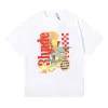 تي شيرت Rhude Summer Designer T Shirt Men T Tops Tops Luxury Letter Print Shirt Mens Women Clothing Shorts S-XXL S Ops S