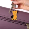 Keychains Sac cadeau drôle Pendant mignon clés décorative Hook Metal Metal Dog Tag Keychain Keyring