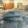 Set di biancheria da letto camera da letto in inverno inverno a quattro pezzi inverno denso e caldo copripiumino in contanti basibile famiglia semplice el set