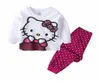 Bébé fille pyjamas pyjama enfant fille Nouvel printemps automne enfants vêtements coton coton charmant petit chat dessin animé 2 7y boy pyjama kid4366518