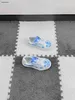New kids Sneakers Red and blue pattern design baby shoes Size 26-35 Box protection girls board shoes designer boys shoes 24April
