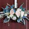 Dekorativa blommor Arch Flower Welcome Sign Lintel Decoration Wedding Simulation
