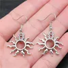 Bengelen oorbellen 1pair zon man vrouwen accessoires sieraden maken items haak maat 18x19mm