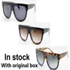 S 2020 Дизайнер брендов Audrey 41026 Shadow FU9DV ТОПРИЗАЯ ЗНАКОВЫЕ солнцезащитные очки 6 Color с розничными коробками и Box239K