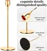 Candle Holders Metal Taper Holder Tall Candlestick Table Christmas For Wedding Dinning Party Home Decoration Fits 3/4''