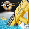 Sand Play Water Fun Fully automatic water gun with 3 nozzles electric toy water gun one click water spray summer outdoor toys for adults and children Q240413