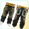 fashion NY Skateboard embroidery Dragon jeans COOL Graffiti long Loose Relaxed Casual Pants Rap boy B BOY Trousers Size 34426322409