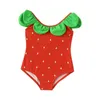 One-Pieces Baby Girls Swimwear For Newborn 0-24M Babies New Cute Fruits Little Beach Swimsuit Toddler Bathing Suit Clothes Summer Outfits