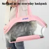 Carriers de chat Mysudui Fashion Pet Sac respirant un chien transparent sortant épaule portable durable pour les petits animaux de compagnie voyage en plein air