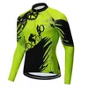 Zonbescherming MTB Kleding Design Cycling Jersey Lange mouwen Bicycle -shirts Tops voor mannen Outdoor Riding Bike Sportswear 240411