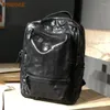 Mochila Pndme moda de cuero genuino de lujo