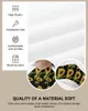 Cubiertas de silla Textura de girasol Black Retro Cushion Stretch Dining 2 PPCS Cubierta Slipcovers para el hogar