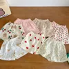 Clothing Sets 0-3T Baby Two Piece Set Summer Born Kid Boy Girls Clothes Print Cotton Top And Short Cute Sweet 2pcs Outfits