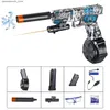 Sand Play Water Fun Childrens toy gun electric high-speed jumping game model is also a hot seller (camouflage color/pattern and random accessories) Q240413