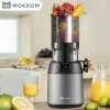 Sokeraki domowe powolne sokowizra kuchnia świeża maszyna do soków ekstraktor blender de jugo de frutas y verduras exprimidor duży wlot łatwy do czyszczenia