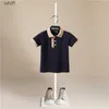 Kids Shirts Kinder039s Hemden Neue Sommer -Baby -Hemden leere Top -T -Shirts Kurzarm weiße schwarze Baumwoll -T -Shirt für Kinder Girl Kleidung3217542 C240413