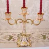 Bandlers Fashion 3 / 5lights Golden White Metal Center De Table Decorazioni Casa Gold Candlestick ZT104