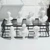 Декоративные фигурки 30 типов мини -смолянка фигурки знаменитости домашний декор рисунок статуя Статуя знаменитая скульптура гипсовый бюст