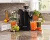 Juicers HealthSmart Juice Extractor en Electric Juicer, Black, 67801 Juicer Machine