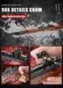 Gun Toys M Sniper Rifle Barrett Build Block Modular Set с стрельбой из пулевого оружия игрушка для детей подарок YQ240413