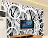 Tapety 3D Tapeta Modern For Living Room Malowidła Streszczenie Oddział Mural Dekoracja domu