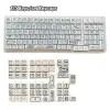 Accessoires 125 Tasten/Set PBT -Tastatur XDA Hochprofiliert personalisierte englische Schlüsselkappe für die mechanische Gaming -Tastatur für Cherry MX Switch