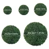 Vazen gesimuleerd Milano Green Leave Ball Artificial Plant Topiary Decoratieve ballen voor Garden Wedding Party Home Outdoor Decor