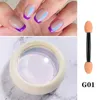 Paillette à ongles en poudre solide Aurora Miroir irisé chromé pigment holographique frottant la poussière nail art décorations