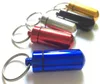 Porta della catena chiave in alluminio per pillola impermeabile Bottle Bottle Keychain Jar stoccaggio 48 mm17 mm Accessori per fumo stash6950238