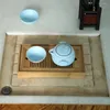 Teeschalen Zimmerbretttisch -Zeremonie Werkzeuge Massivholzschale Entwässerung Wasserspeicher Set Schublade