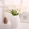 Dekorative Blumen 10pcs Braut Hochzeit Dekoration gefälschte Calla Lily Mini umweltfreundlich elegantes Haus künstlicher Blume lebensechter Bouquet DIY