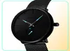 Top Marke Luxus Fashion Mens Watches Quartz Watch Männer lässig Slim Mesh Stahl wasserdichte Sportuhr Relogio Maskulino3625767