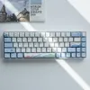 Accessoires 129 touches PBT Keycap Profil de cerise pour MX Switch Minimalisme Blue Blanc Ocean Dye Submolation Desktop Mechanical Clavier Keycaps