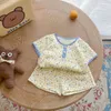 Clothing Sets 0-3T Baby Two Piece Set Summer Born Kid Boy Girls Clothes Print Cotton Top And Short Cute Sweet 2pcs Outfits