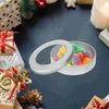 Elimina contenitori da 10 pezzi oggetti di scena Sugar Cookie Box Viaggia con un piccolo contenitore trasparente Ferro Candy Jar Gioielli in scatola