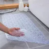 Tapis de bain tapis de salle de bain transparent séchage rapide sans glissement