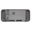 Cases eXtremeRate Transparent Console Back Plate with Controller Housing Shell with Buttons for NS Switch Console JoyCon