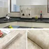 Vinyl marmor tapet kontakt papper vattentät oljeproof vägg klistermärken pvc självhäftande kök bänkskiva hem dekorativ 240329