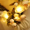 Dekorative Blumen herzförmige Kranzblume mit Bug Valentinstag Tag für Hochzeit Vordertür Dekor hängen
