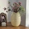 Vasos Francês Minimalista de vaso de vidro Decoração da sala de jantar e estudar flores decorativas