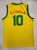ELOSUA # 10 Jersey de basket-ball vintage personnalisé avec n'importe quel nom et numéro